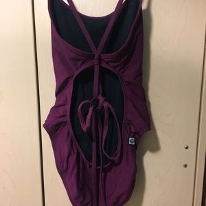 Jolyn Dayno Tie-Back Onesie Competition Swimsuit